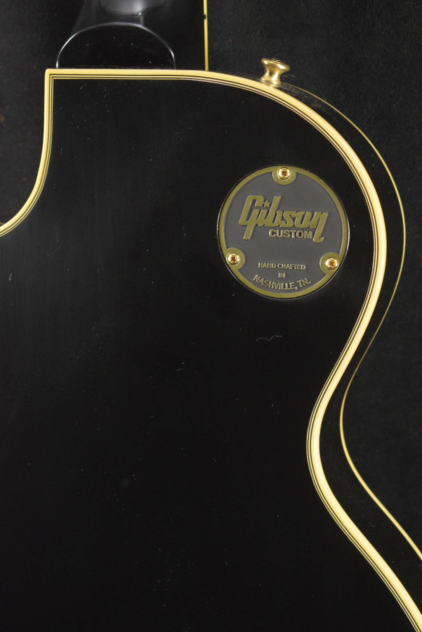 Gibson Custom Shop Les Paul Custom Chambered Body Slim Neck 3 Pickup Ebony VOS GH Fuller's Exclusive