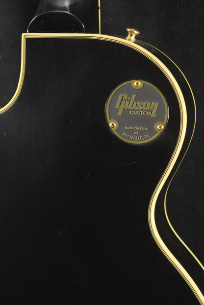 Gibson Custom Shop Les Paul Custom Chambered Body Slim Neck 3 Pickup Ebony VOS GH Fuller's Exclusive