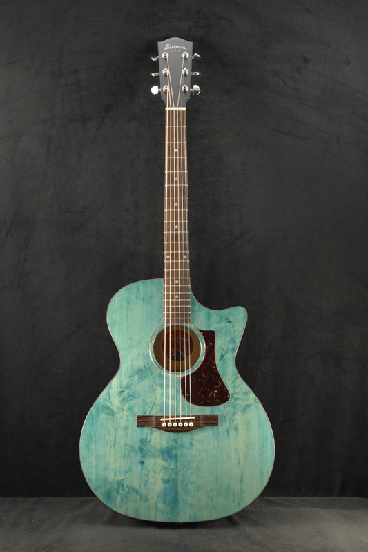 Eastman PCH3-GACE-FB Grand Auditorium Acoustic/Electric Faded Blue Truetone Gloss