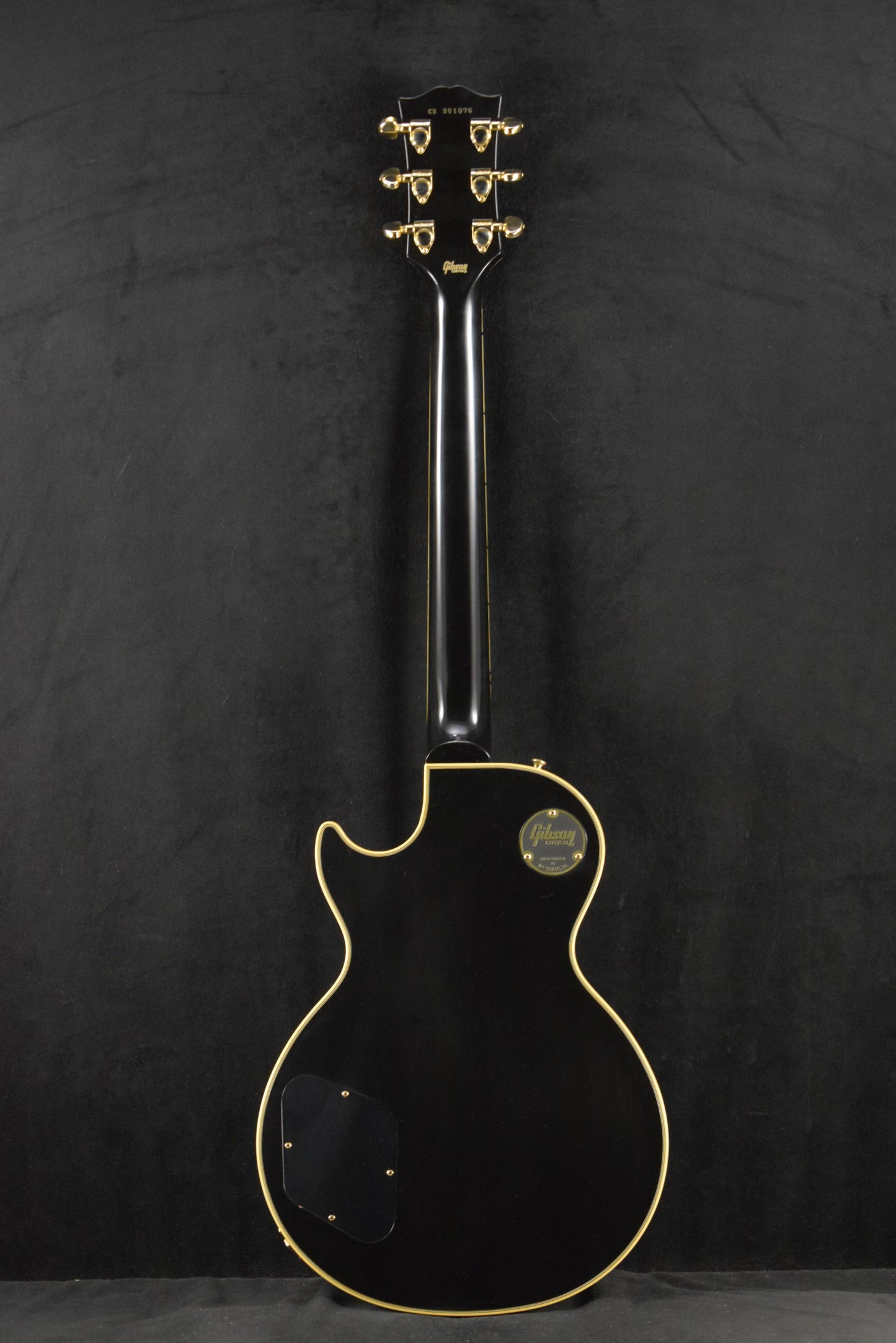Gibson Custom Shop Les Paul Custom Chambered Body Slim Neck 3 Pickup Ebony VOS GH Fuller's Exclusive