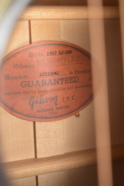 Gibson Murphy Lab 1957 SJ-200 Vintage Sunburst Light Aged