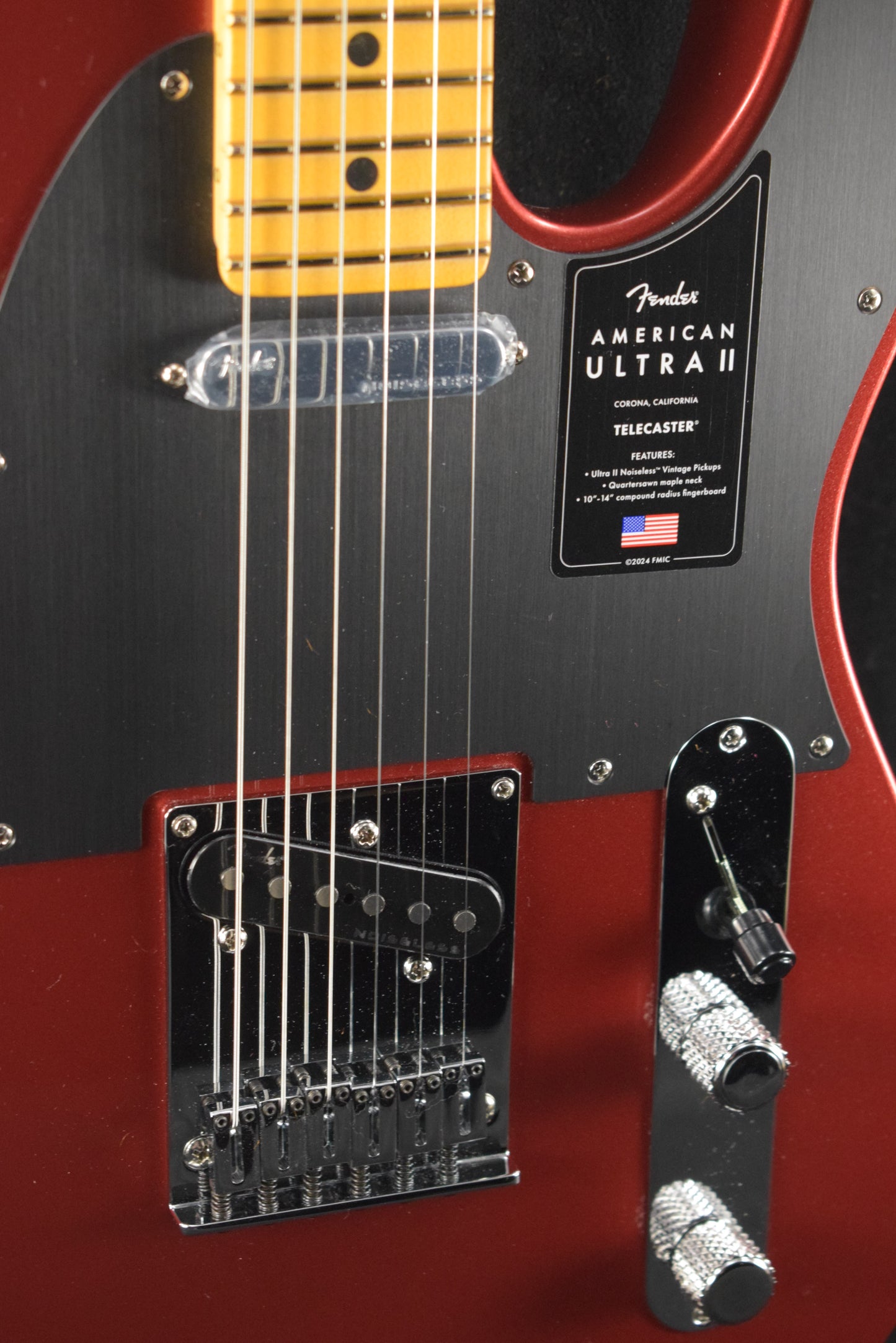 Fender American Ultra II Telecaster Sinister Red Maple Fingerboard