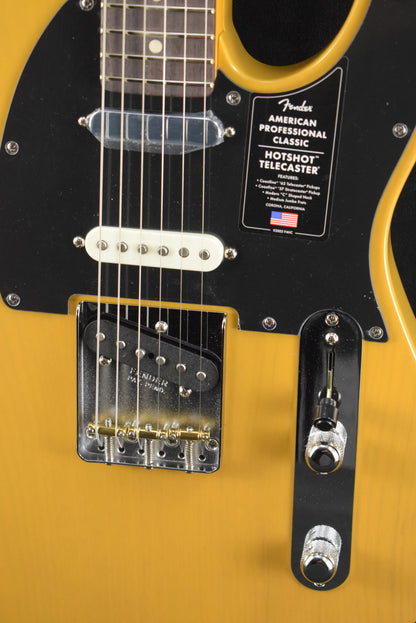 Fender American Professional Classic Hotshot Telecaster Butterscotch Blonde Rosewood Fingerboard