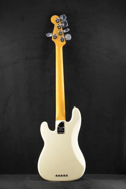 Fender American Professional II Precision Bass V Rosewood Fingerboard Olympic White