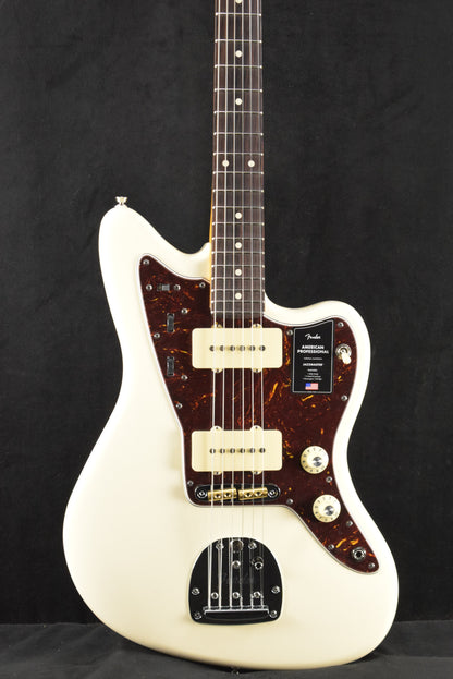 Fender American Professional Jazzmaster Olympic White Rosewood Fingerboard