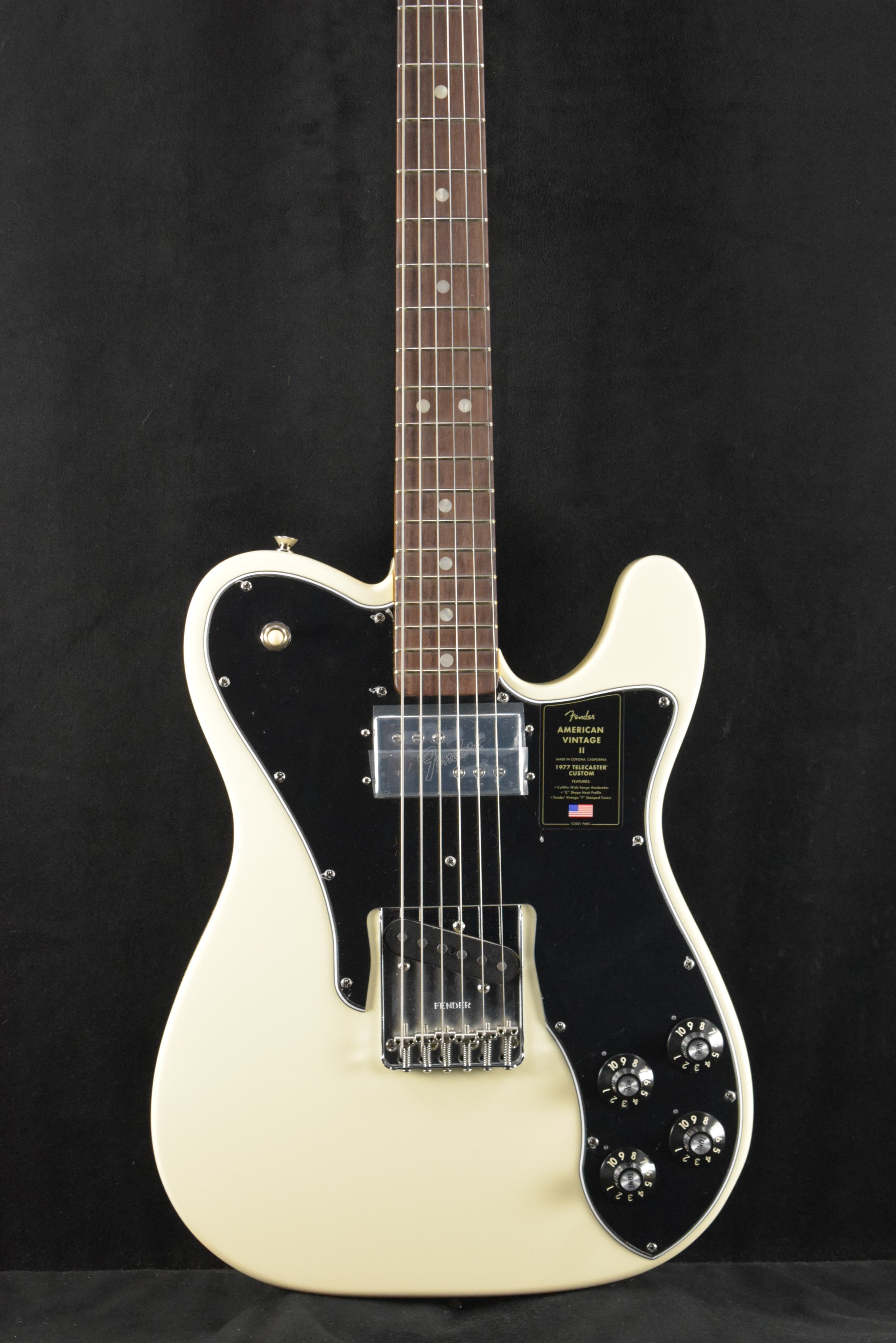 ギター Fender vintage II telecaster custom Fender American Vintage II 1977 Telecaster Custom Olympic White