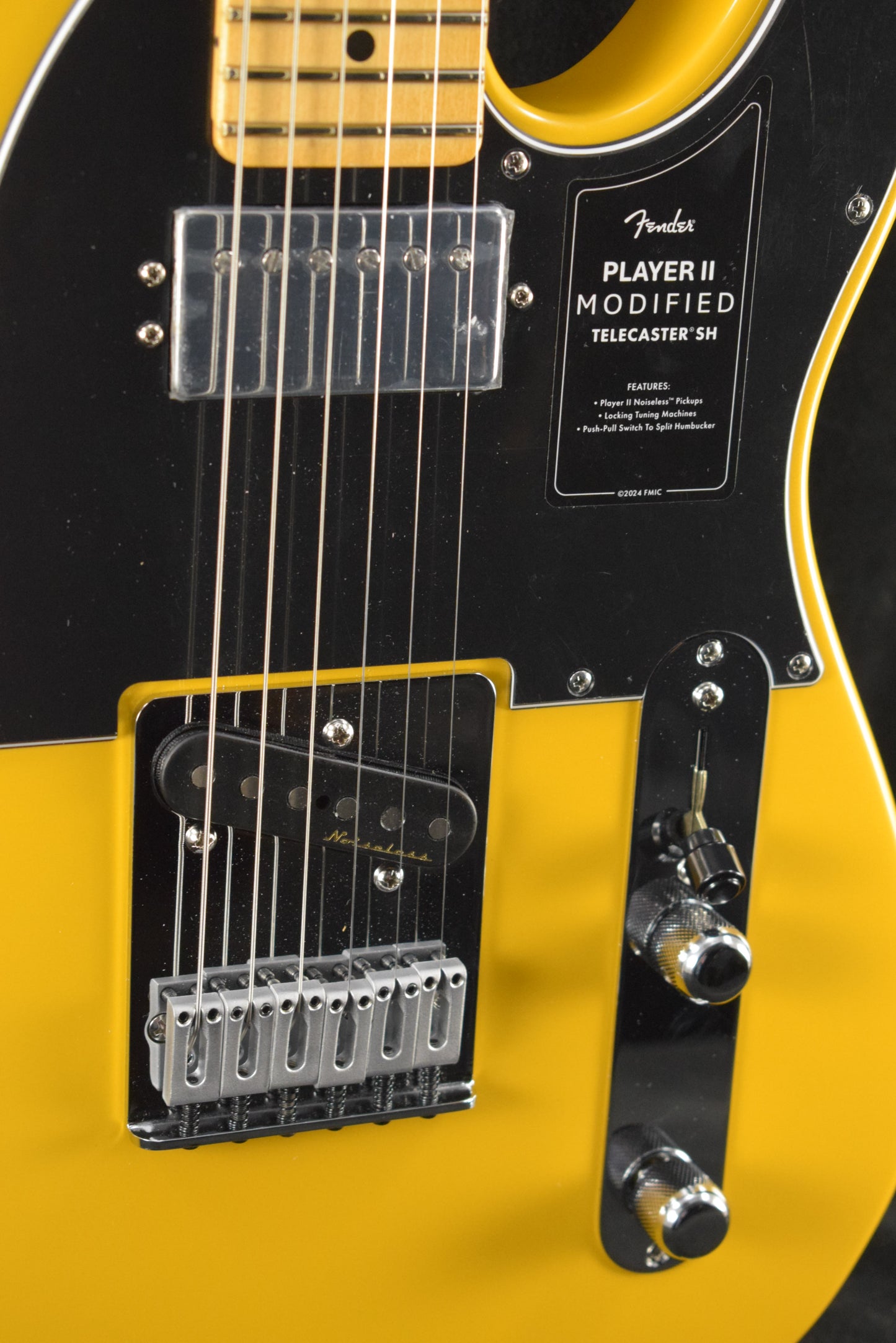 Fender Player II Modified Telecaster SH Sunshine Yellow Maple Fingerboard