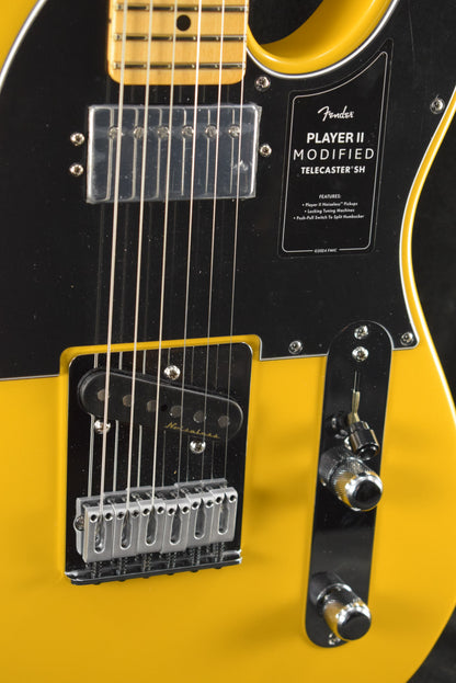 Fender Player II Modified Telecaster SH Sunshine Yellow Maple Fingerboard