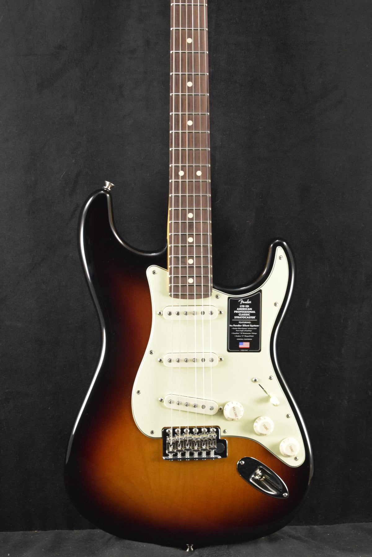 Fender Limited Edition American Professional Classic Stratocaster featuring the Fender Silent System 3-Color Sunburst