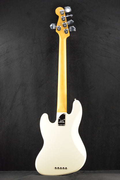 Fender American Professional Jazz Bass V Olympic White Rosewood Fingerboard