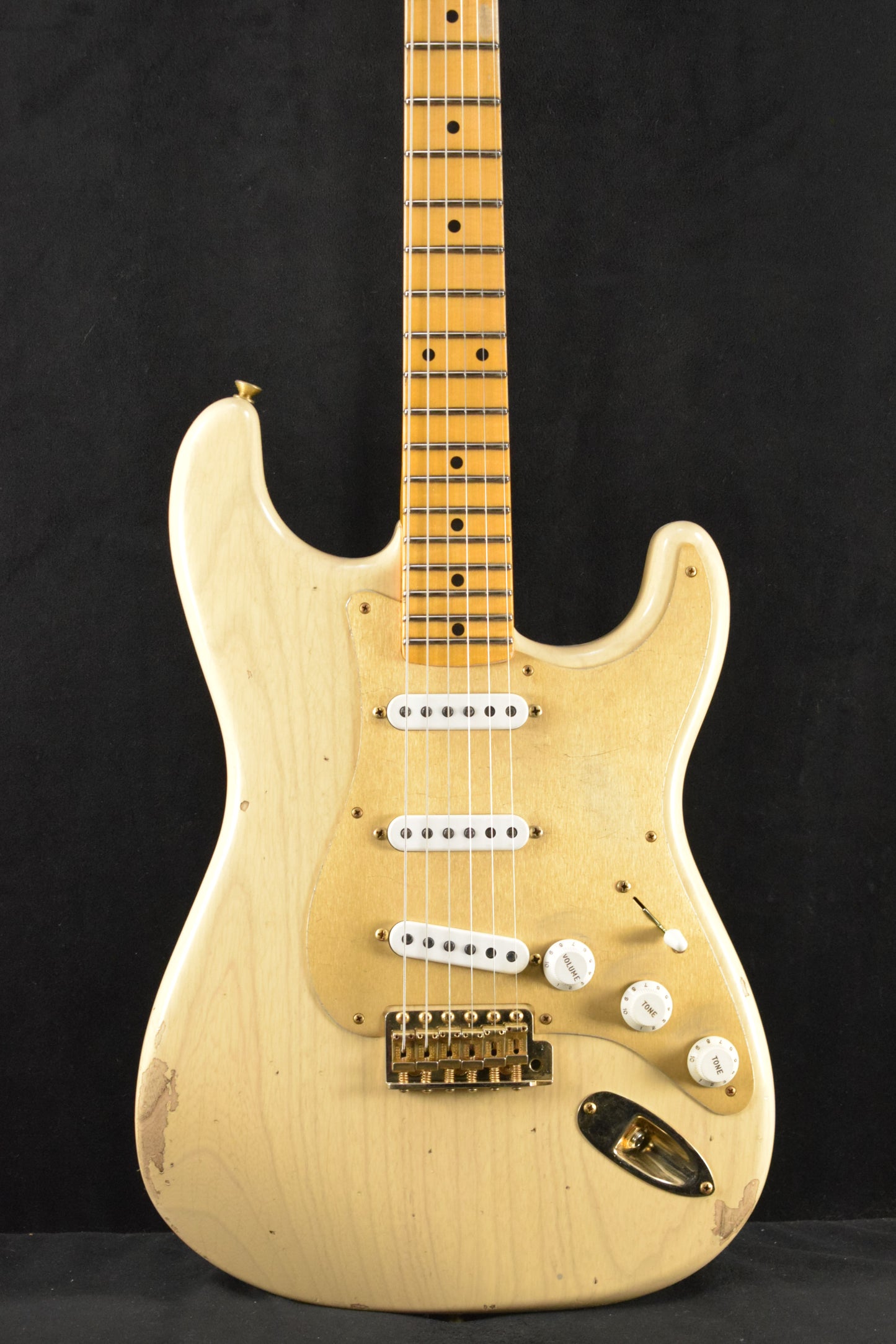 Fender Limited Edition 1955 "Bone-Tone" Strat Relic - Aged Honey Blonde