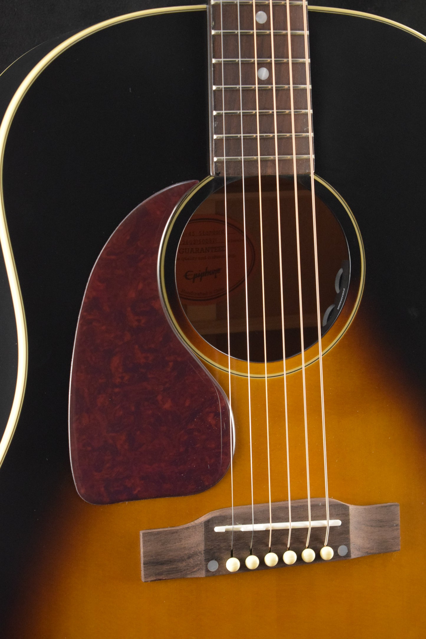 Epiphone J-45 Standard Left-Handed Vintage Sunburst w/Premium Gig Bag