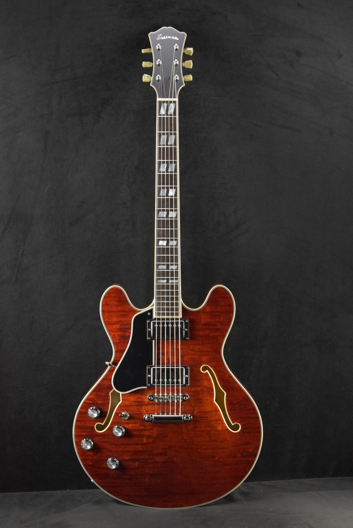 Eastman T486L Left-Handed 16" Thinline Classic Truetone Gloss