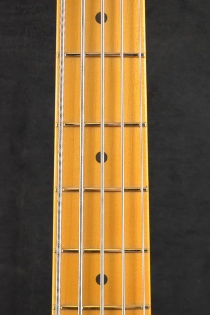 Fender American Ultra II Jazz Bass V Maple Fingerboard Sinister Red