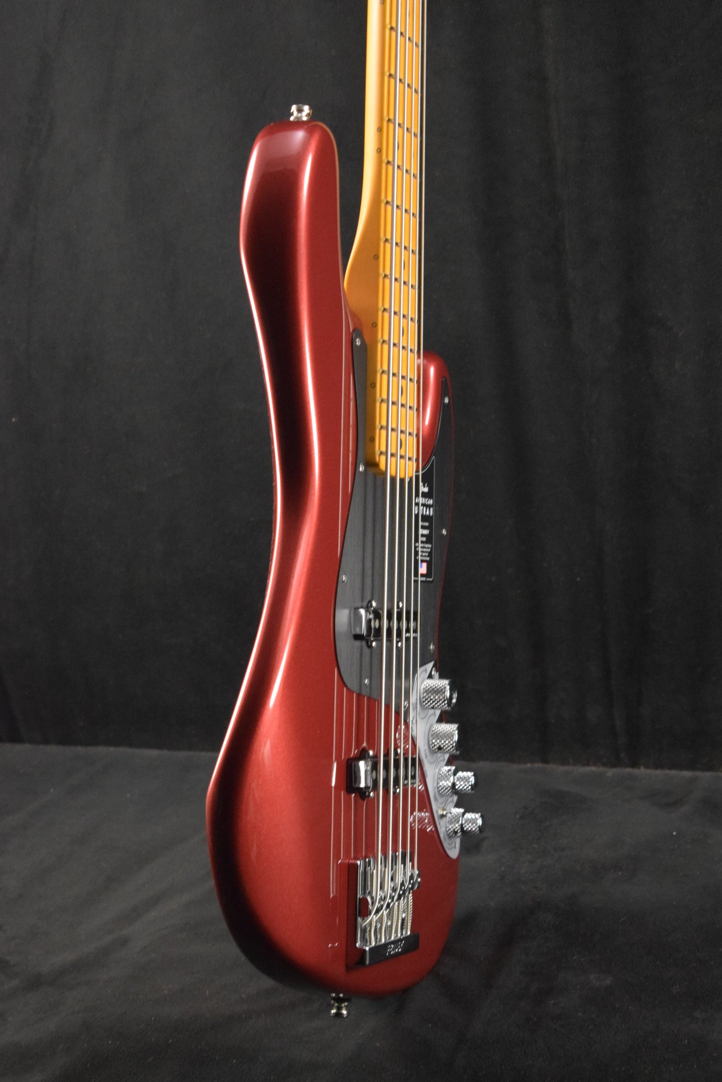 Fender American Ultra II Jazz Bass V Maple Fingerboard Sinister Red