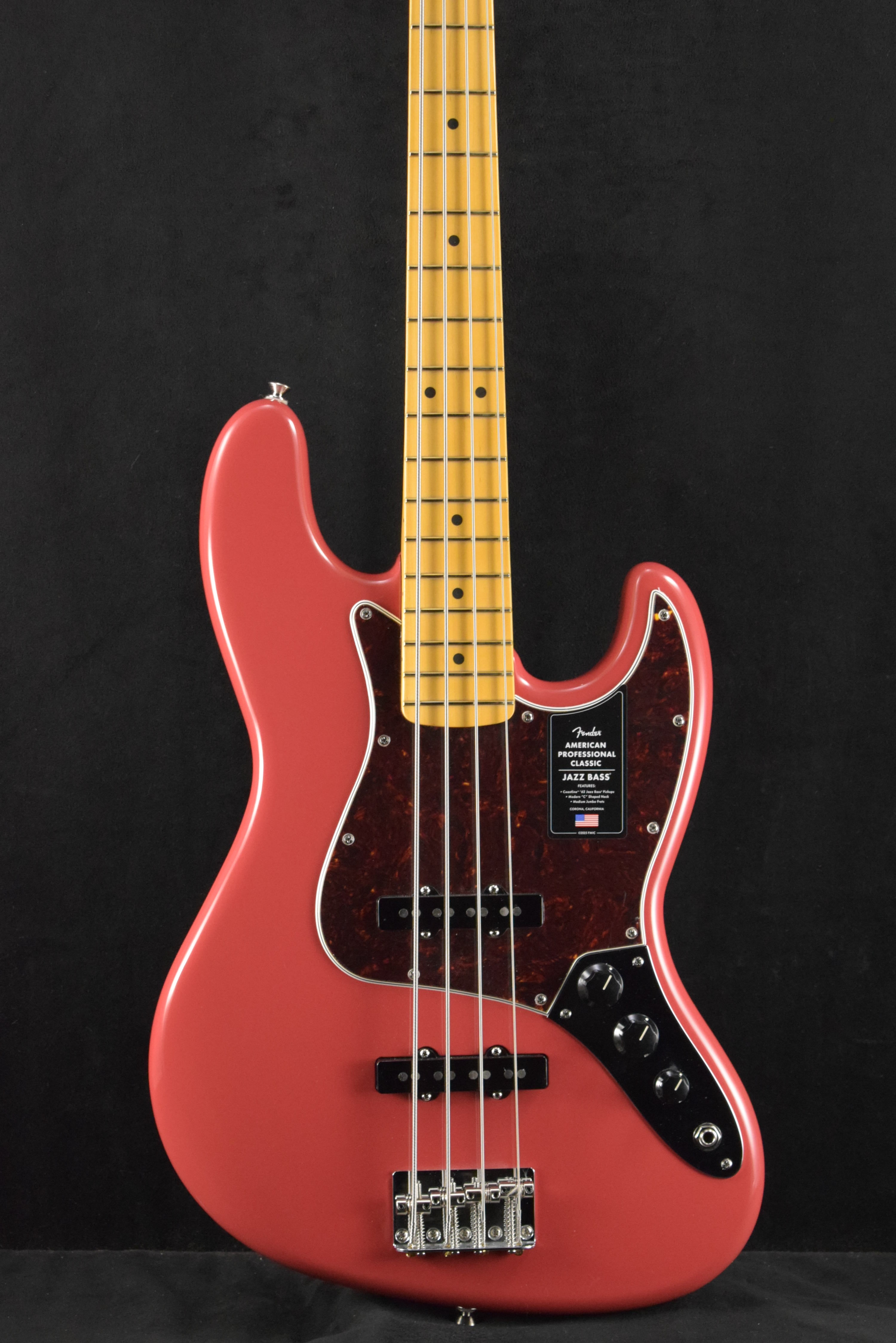 Fender American Professional Classic Jazz Bass Faded Dakota Red