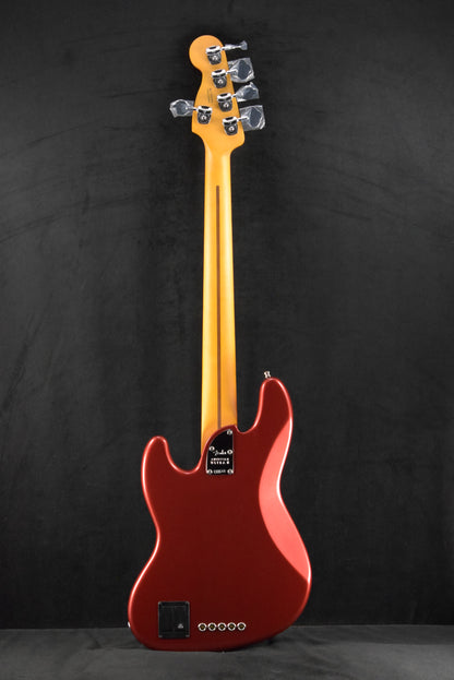 Fender American Ultra II Jazz Bass V Maple Fingerboard Sinister Red