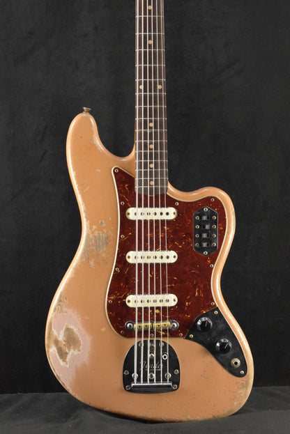 Fender Custom Shop 1962 Bass VI Super Heavy Relic Aged Dirty Shell Pink