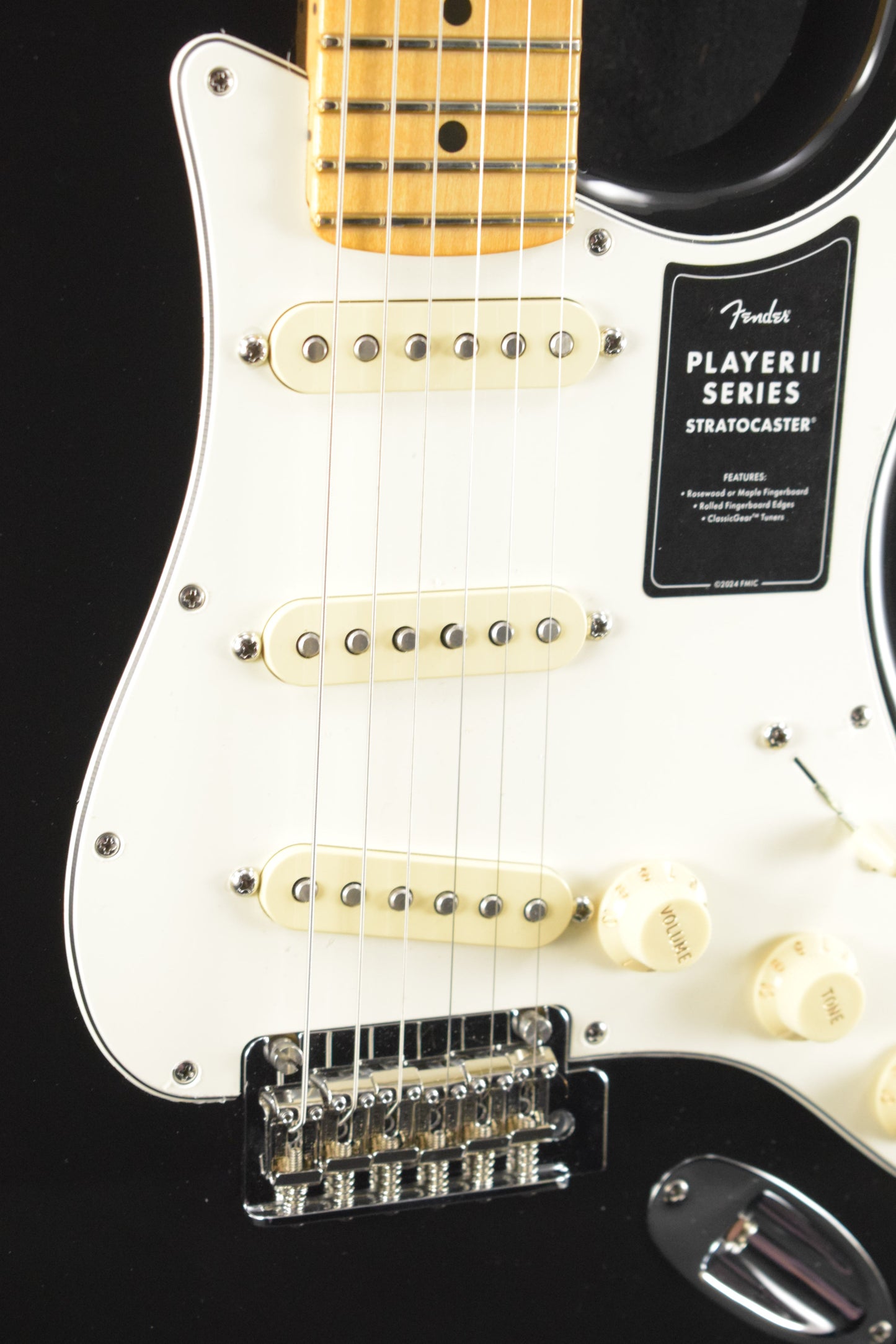 Fender Player II Stratocaster Black Maple Fingerboard
