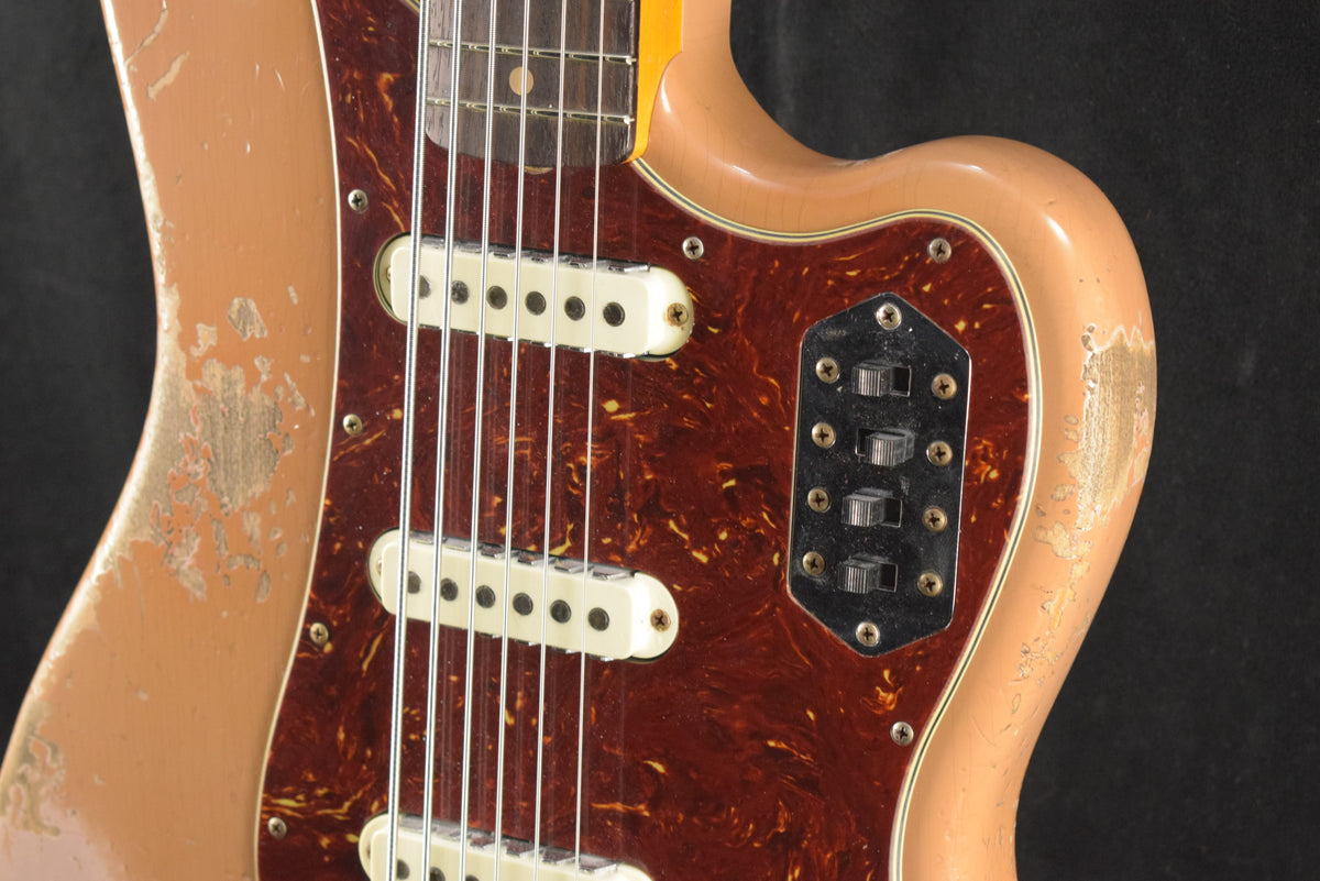 Fender Custom Shop 1962 Bass VI Super Heavy Relic Aged Dirty Shell Pink
