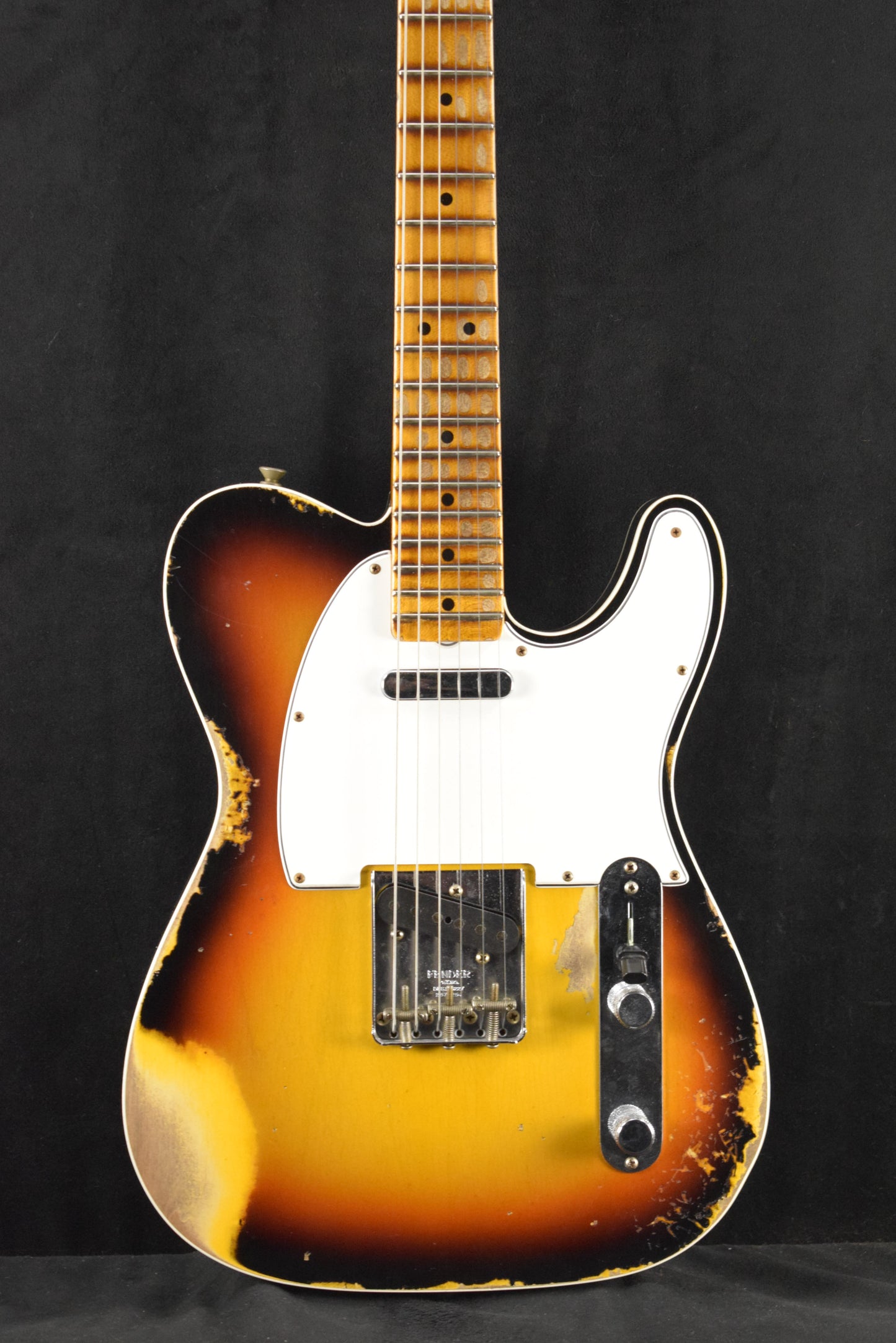 Fender Custom Shop '65 Tele Custom Heavy Relic - Faded 3 Color Sunburst