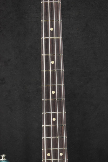 Fender American Professional Classic Mustang Bass Faded Sherwood Green Metallic Rosewood Fingerboard