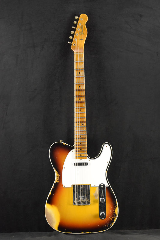 Fender Custom Shop '65 Tele Custom Heavy Relic - Faded 3 Color Sunburst