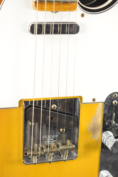 Fender Custom Shop '65 Tele Custom Heavy Relic - Faded 3 Color Sunburst