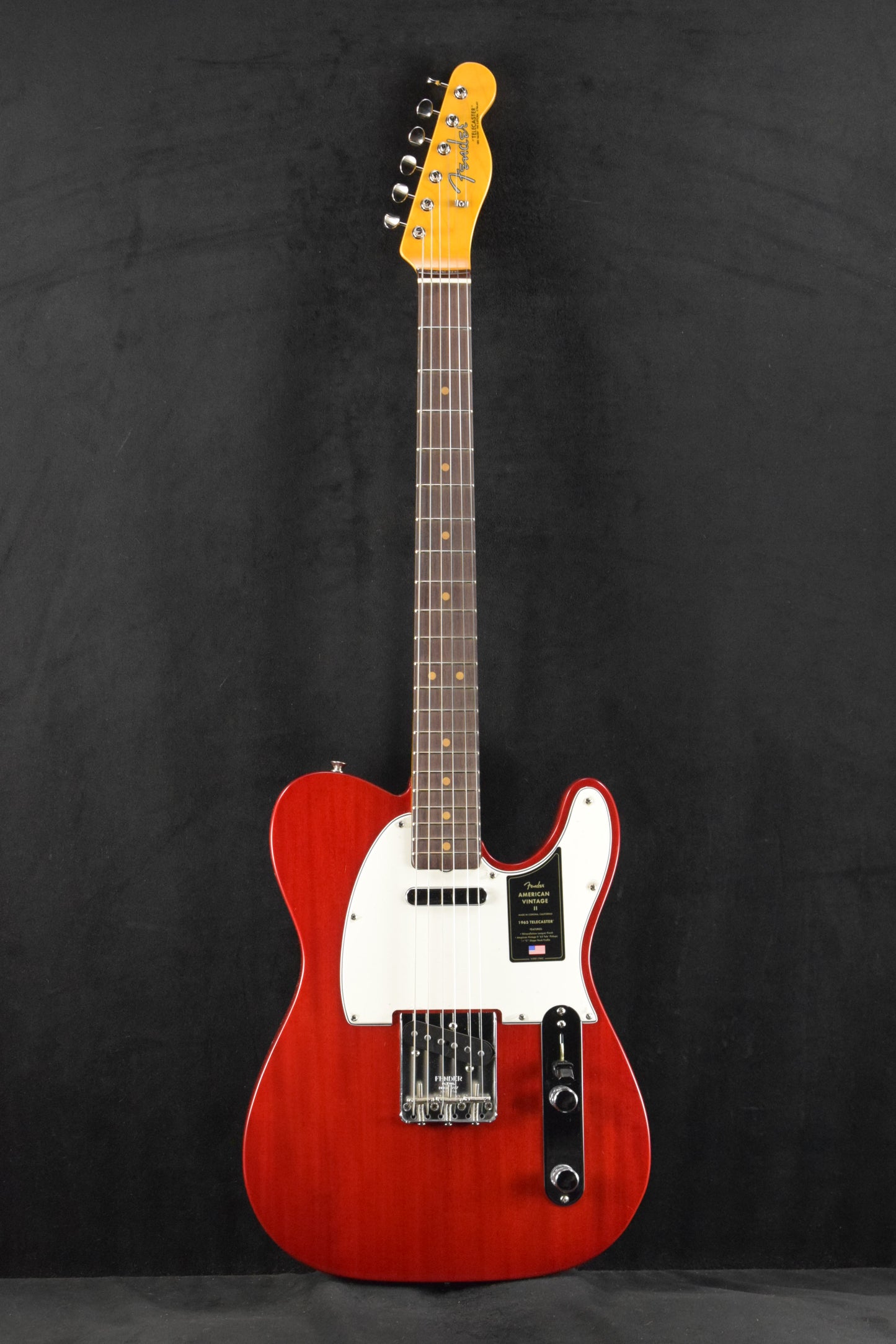 Fender American Vintage II 1963 Telecaster Crimson Red Transparent Rosewood Fingerboard