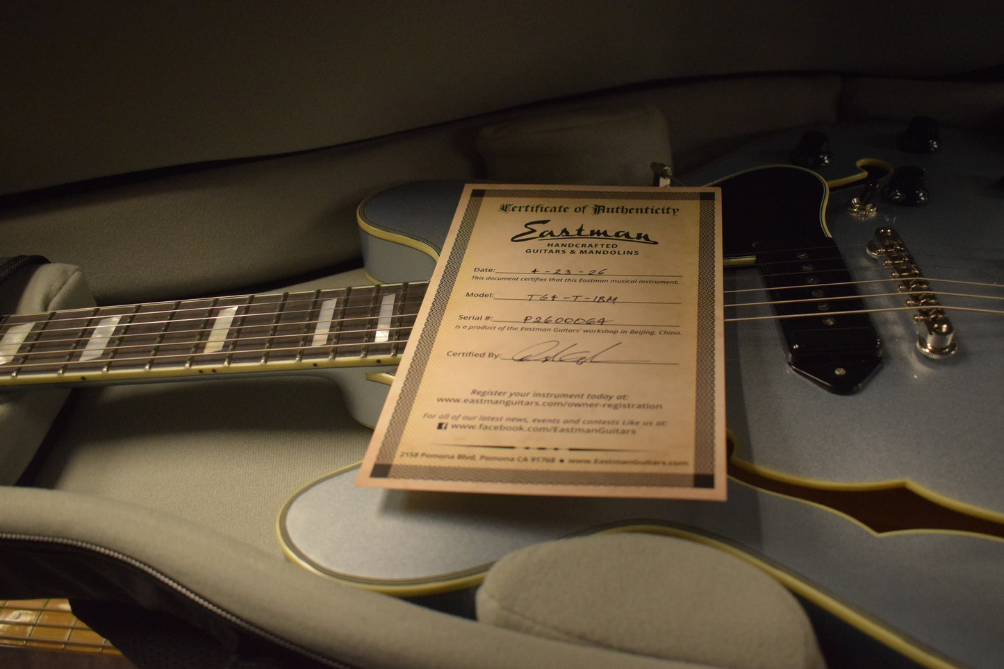 Eastman T64-T IBM Trapeze Iced Blue Metallic