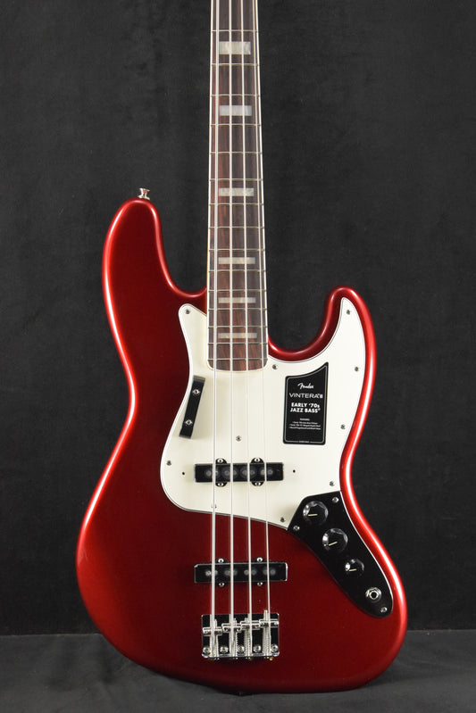 Fender Vintera III Early '70s Jazz Bass Candy Apple Red Rosewood Fingerboard