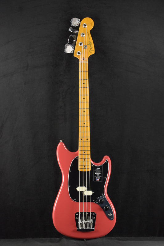 Fender American Professional Classic Mustang Bass Faded Dakota Red Maple Fingerboard