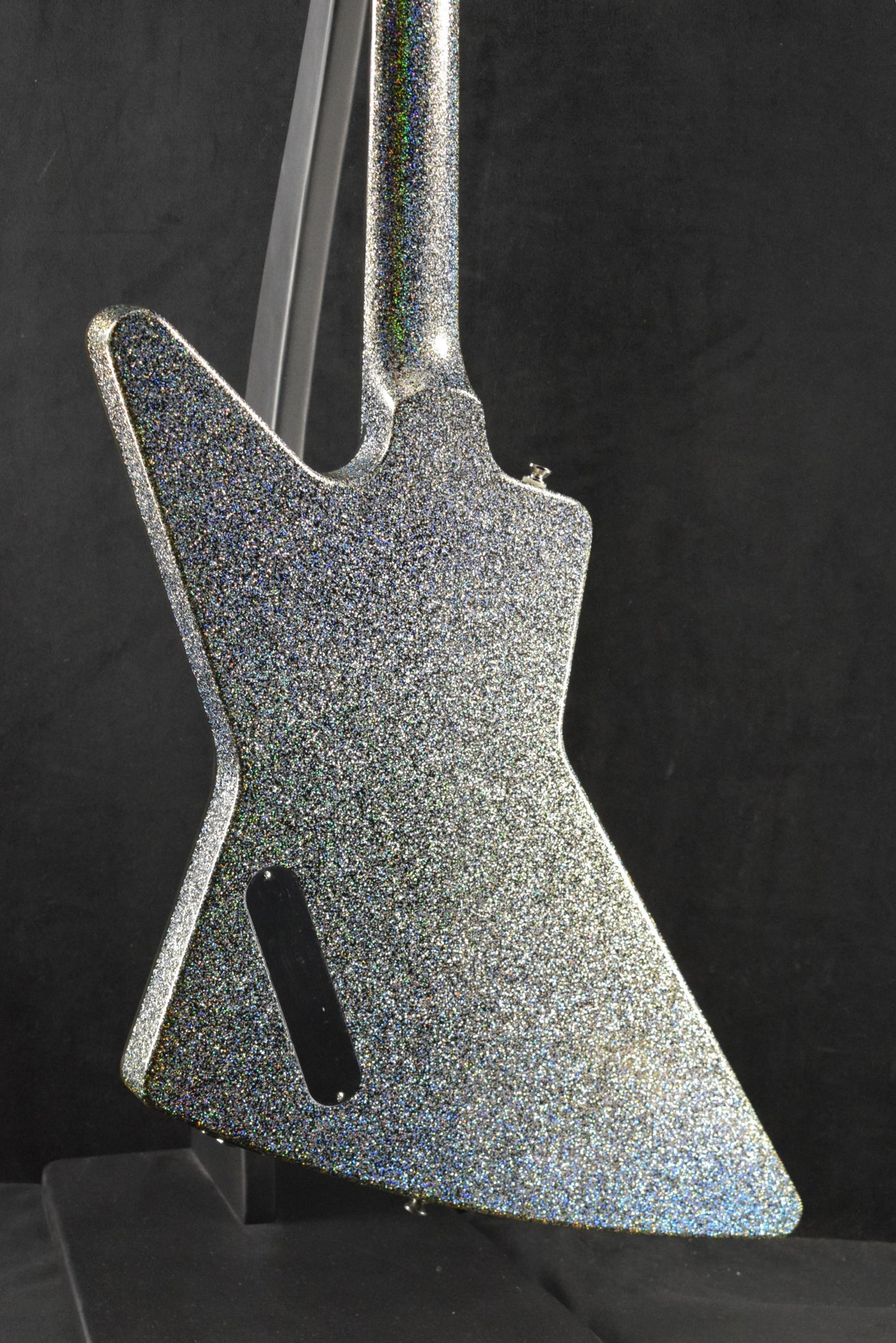Epiphone Lzzy Hale Explorer Custom Black Diamond Holographic Sparkle
