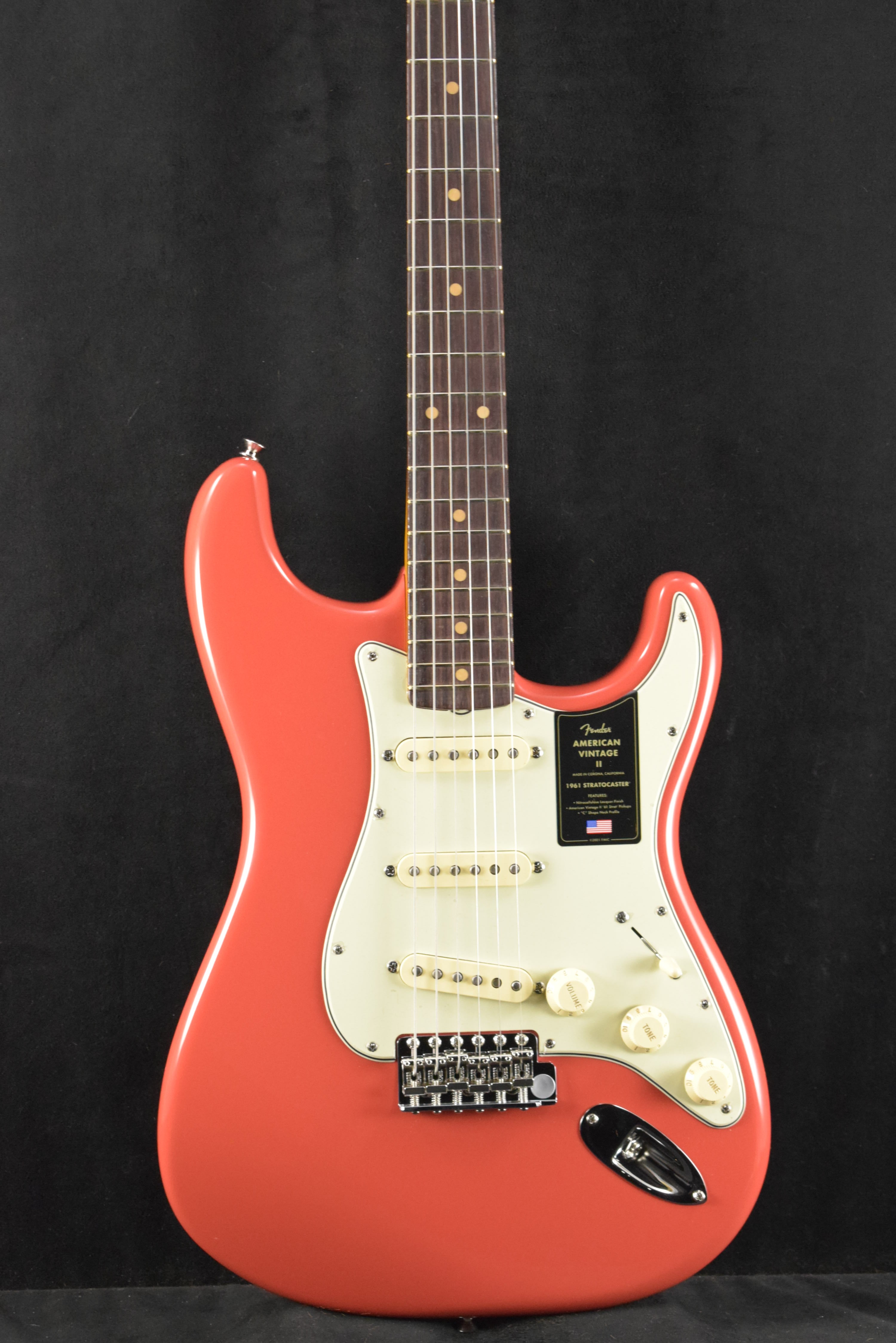 Fender American Vintage II 1961 Stratocaster Fiesta Red Rosewood