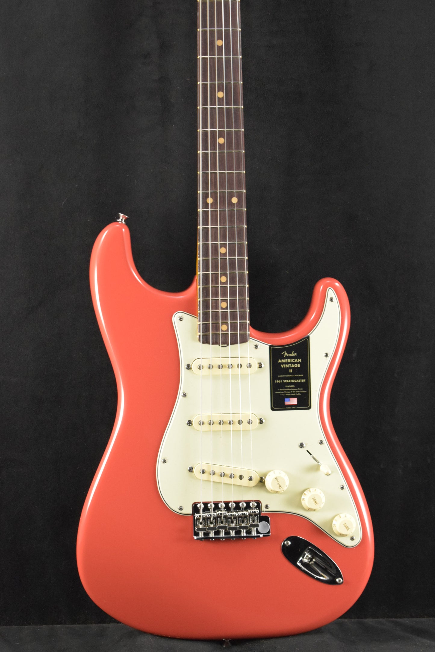 Fender American Vintage II 1961 Stratocaster Fiesta Red Rosewood Fingerboard
