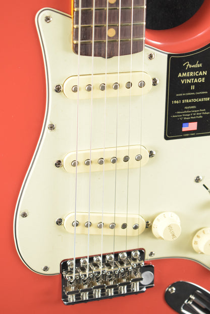 Fender American Vintage II 1961 Stratocaster Fiesta Red Rosewood Fingerboard
