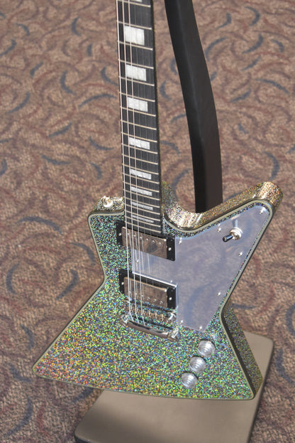 Epiphone Lzzy Hale Explorer Custom Black Diamond Holographic Sparkle