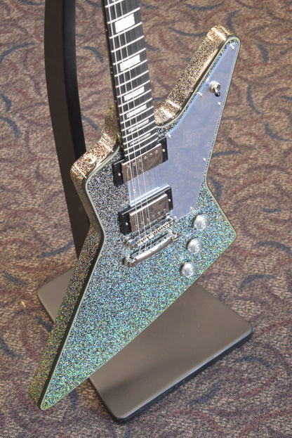Epiphone Lzzy Hale Explorer Custom Black Diamond Holographic Sparkle