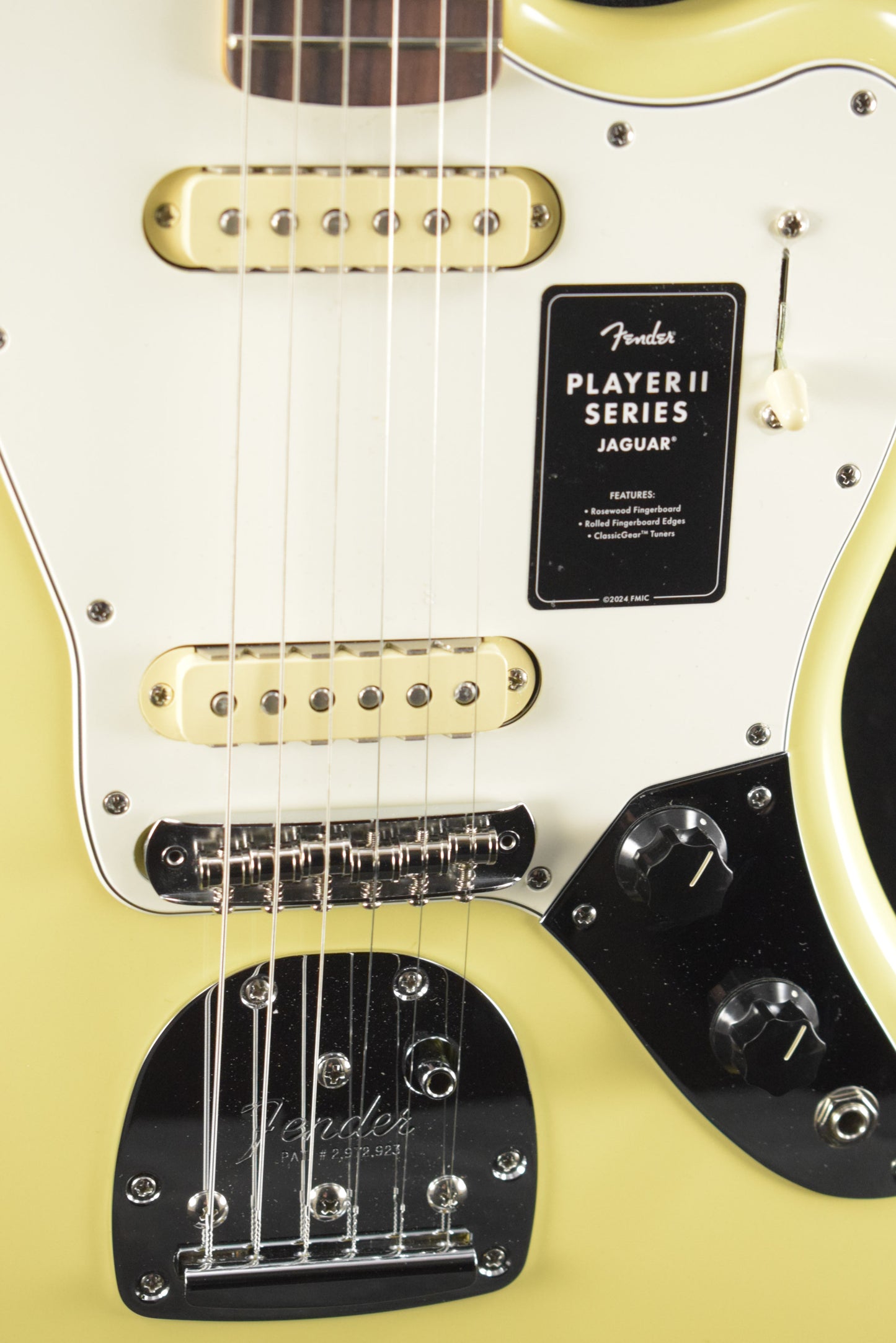 Fender Player II Jaguar Hialeah Yellow Rosewood Fingerboard