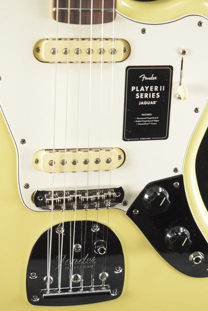 Fender Player II Jaguar Hialeah Yellow Rosewood Fingerboard