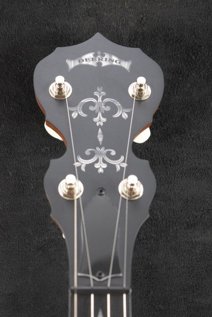 Deering Sierra Mahogany 5-String Acoustic/Electric Banjo with Kavanjo Pick Up