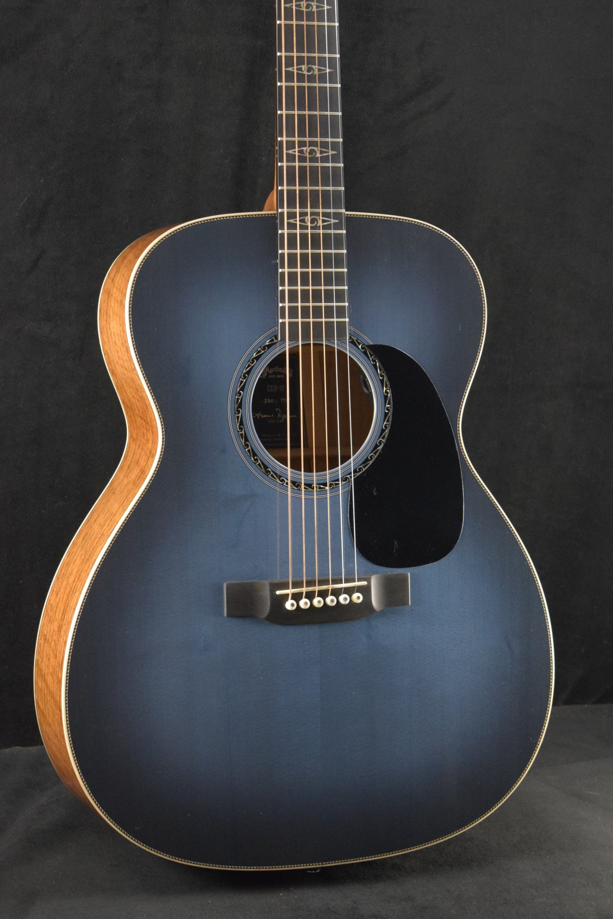 Martin CEO-11 0000-14 Fret Acoustic-Electric Blue Burst Top #330 of 1111