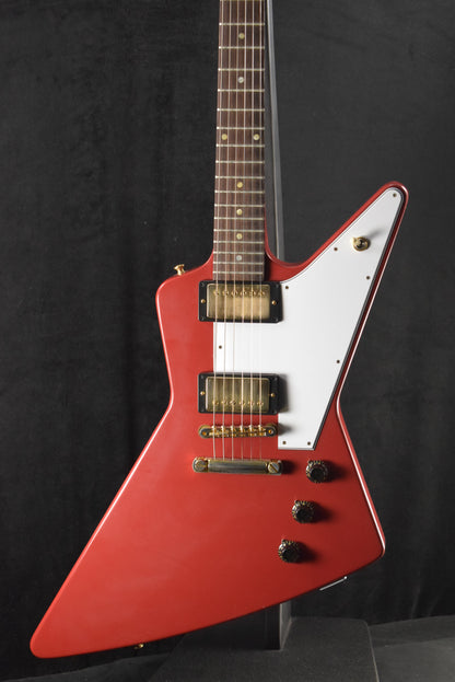 Gibson Custom Shop 1958 Korina Explorer VOS Cardinal Red Gold Hardware