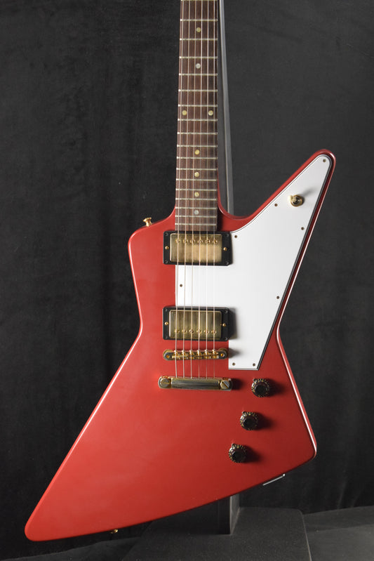 Gibson Custom Shop 1958 Korina Explorer VOS Cardinal Red Gold Hardware