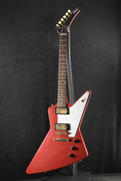 Gibson Custom Shop 1958 Korina Explorer VOS Cardinal Red Gold Hardware