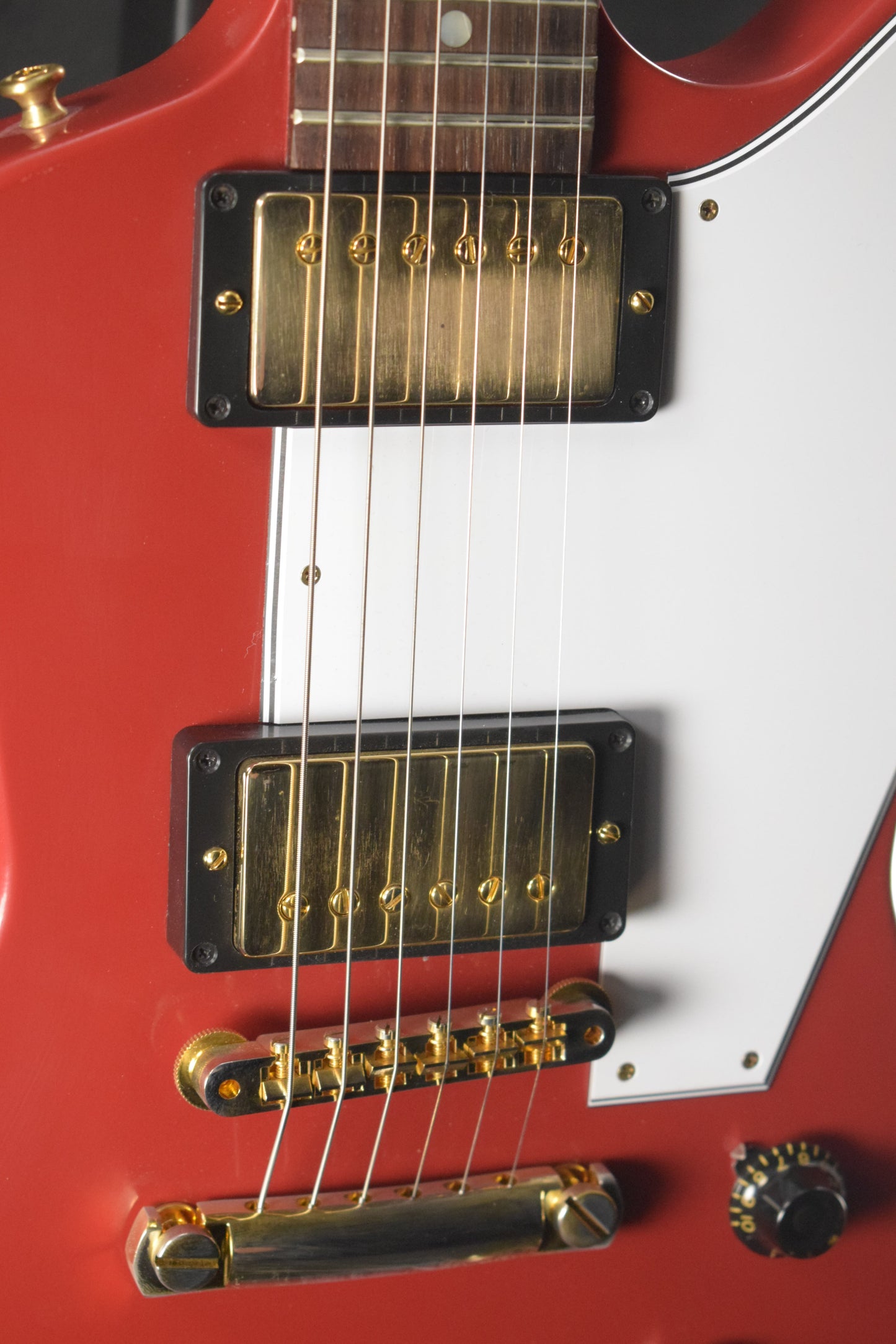 Gibson Custom Shop 1958 Korina Explorer VOS Cardinal Red Gold Hardware
