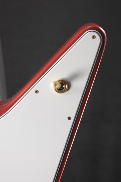 Gibson Custom Shop 1958 Korina Explorer VOS Cardinal Red Gold Hardware