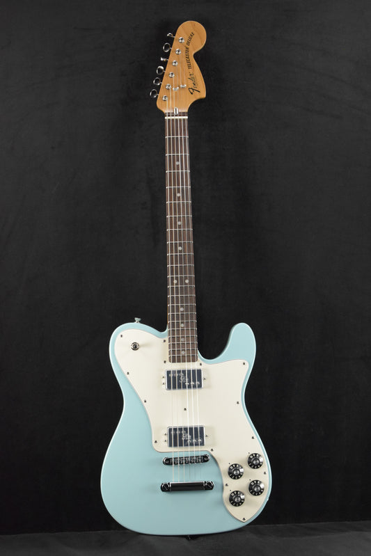 Fender Kingfish Delta Day Telecaster Deluxe Daphne Blue Rosewood Fingerboard