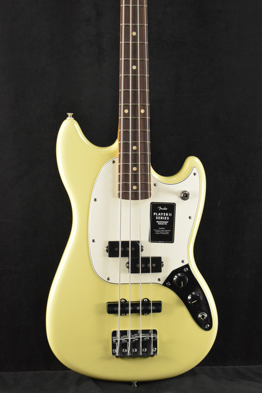 Fender Player II Mustang Bass PJ Hialeah Yellow Rosewood Fingerboard
