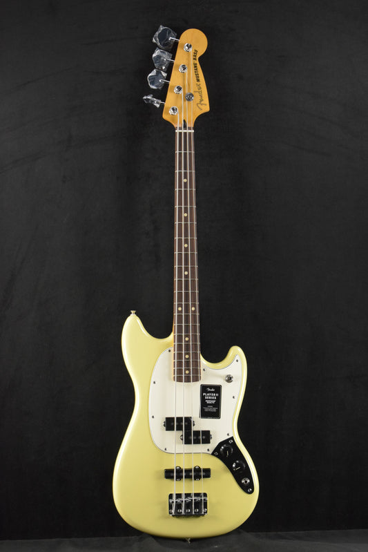 Fender Player II Mustang Bass PJ Hialeah Yellow Rosewood Fingerboard